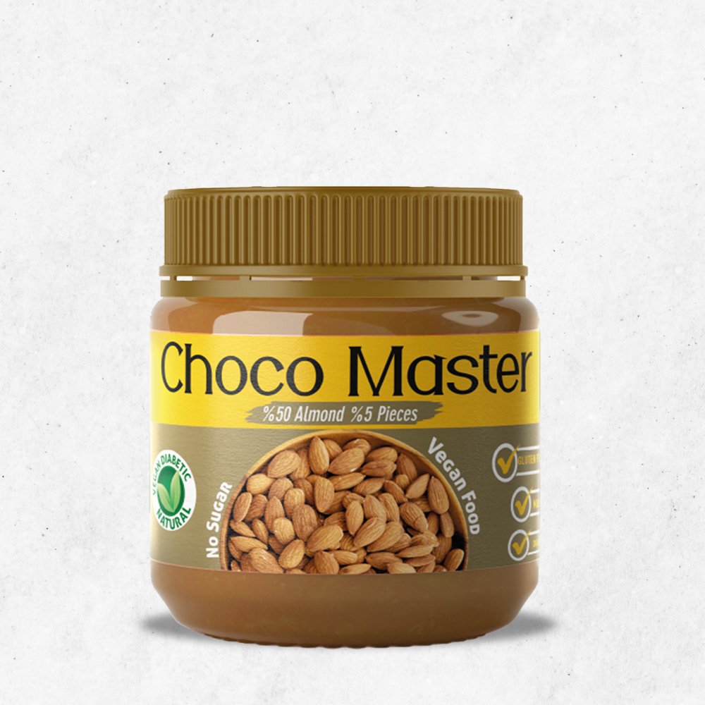 CHOCO MASTER ALMODN CREAMY WITH ALMOND PIECES 200 Gr