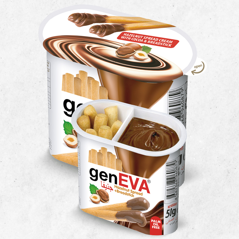 GENEVA CREAM CHOCOLATE & GRISSINI 50 Gr