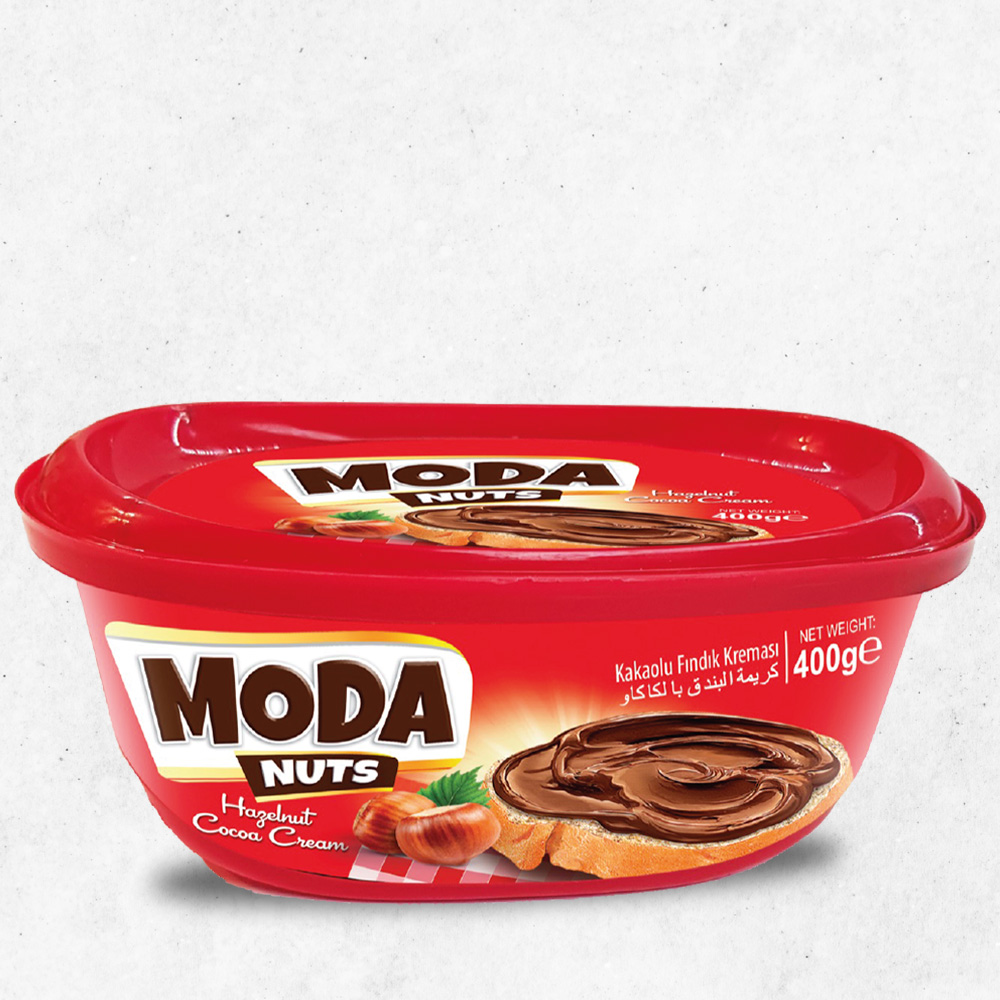 MODA NUTS HAZELNUT CREAMY 400 Gr PVC