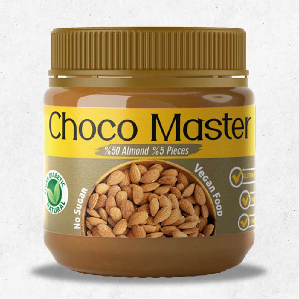  CHOCO MASTER ALMODN CREAMY WITH ALMOND PIECES 400 Gr